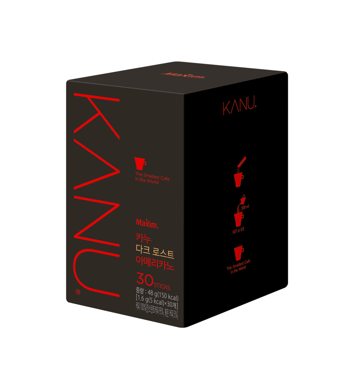 [Maxim] Kanu (Mild Roast Americano) 0.9g*100pcs (Random Gift within) main image 0